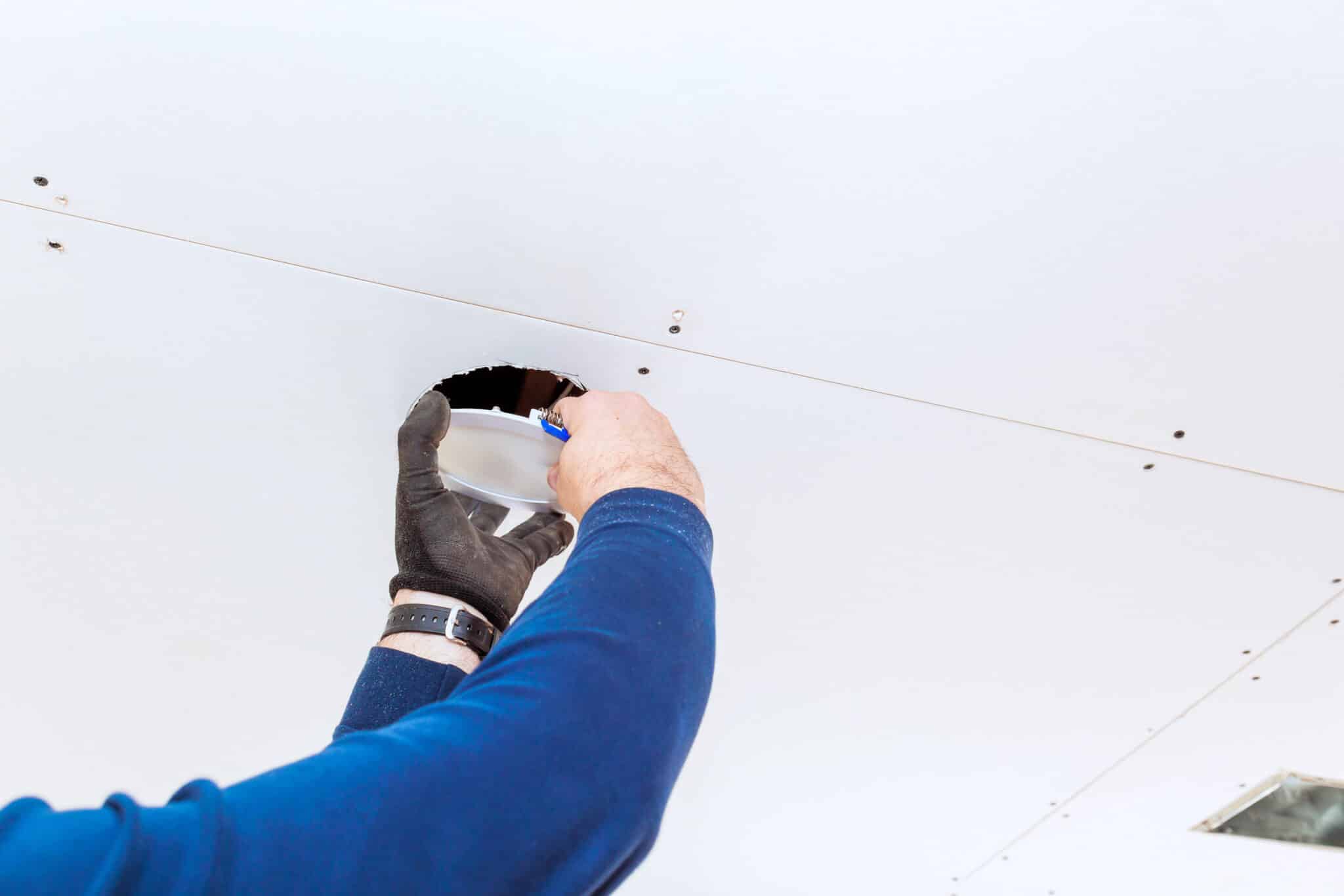 Recessed Lighting Layouts for Balanced Room Illumination Greer SC 2 LED Lighting Installation.