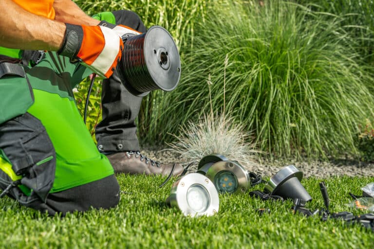 Outdoor Lighting Installation.